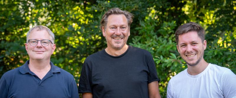 Jörn, Michael und PatrickN nach der Klimanachbarn-Podcastaufnahme zu Episode 30: Die Verkehrswesen